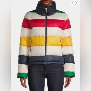 NWT HBC & Barbie Reversible Puffer Coat